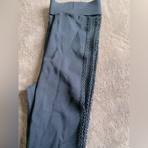 Zara | Black leggings with mesh sides